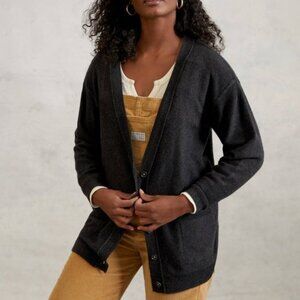 Anthopologie Pilcro Kelly Boyfriend Cashmere Cardigan Color:Gray Size: XS NWT